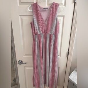 Beautiful sparkly dress! Pink and Silver